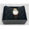 Image 1 : NEW Bulova ladies' golden & diamond wrist watch (new in box)