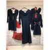 Image 1 : "Superheroes Show" Season 5 EP 15 Atropos & Lachesis outfits - includes 4 dark blue long sleeve dres
