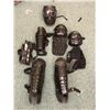 Image 1 : "Superheroes Show" shock trooper outfit - includes mask/ shoulder pads/ prop arm weapon/ shin pads &