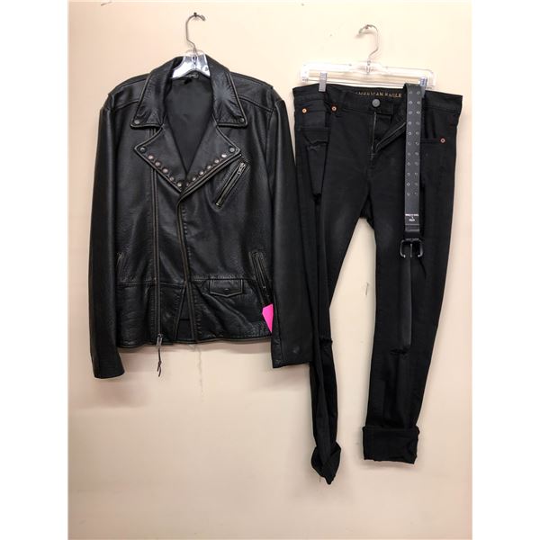 "Superheroes Show" Season 4 EP 3 #2 Hero Punk outfit - includes jacket/ pair of jeans w/ belt