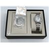 Image 2 : NEW Bulova ladies silver & diamond wristwatch (new in box)