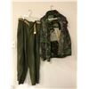 Image 2 : "Superheroes Show" rack full of broken-down military outfits - includes jackets/ pants/ belts etc. (