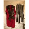 Image 1 : "Superheroes Show" Medieval/Viking warrior outfit - includes red w/ chain top/ leather body armour/ 