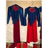 Image 2 : "Superheroes Show" Kids Superwoman costumes - includes 3 tops & 3 bottoms w/ 2 golden belts