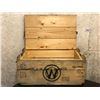 Image 2 : "Snowpiercer" - Wooden ammo crate w/ Wilford's logo stamp (approx. 23in wide x 14in depth x 11in hei