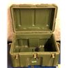 Image 2 : "Snowpiercer" Mels Quarters - Hardigg Ind. USA dark green tactical bin (approx. 23in wide x 15 1/2in
