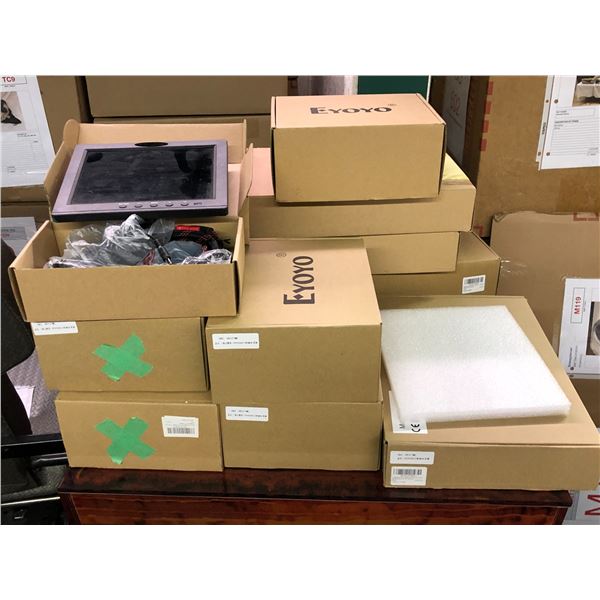 Large group of assorted TFT monitors (approx. 12 pcs)