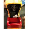 Image 2 : "Snowpiercer" Kids red & orange riding train (approx. 38in long x 18in wide x 35in height)