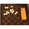 Image 2 : "Snowpiercer" Season 2 Adult Barracks - Checkers board w/ box of dominoes