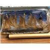 Image 2 : "The horror show" - Group of 2 decorative model ships in glass bottles