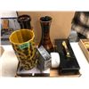 Image 1 : "The horror show" - Group of assorted set Dec items - includes coasters / vases / jewelry boxes