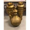 Image 1 : "The horror show" - Group of 3 decorative brassware