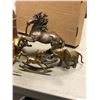 Image 2 : "The horror show" - Group of assorted brassware & decorative pcs - includes beetles / animal sculptu