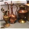 Image 2 : "The horror show" - Group of assorted brassware & copperware decorative pcs