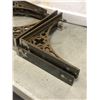 Image 2 : "The horror show" Group of 6 heavy duty corner shelf brackets