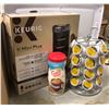 Image 1 : Keurig K-mini plus single serve coffee maker w/ coffee pods & coffee matte