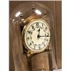 Image 2 : "The horror show" - Vintage Kundo clock w/ glass dome (w/ key)