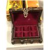 Image 2 : "The horror show" Group of misc set Dec items - includes jewelry boxes / decorative wooden toy car