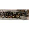 Image 1 : "The horror show" -Large group of assorted vintage tools / metal buckets & misc