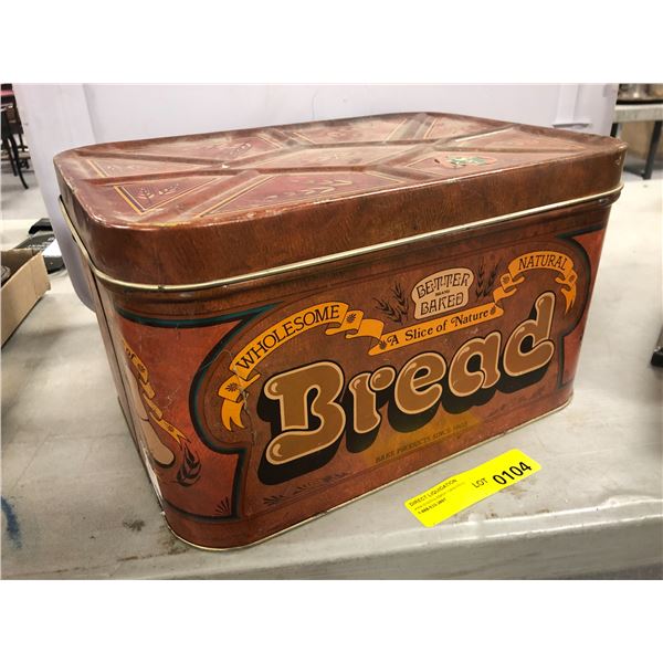 Vintage better brand baked tin box