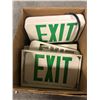 Image 1 : "The horror show" Prison - Group of 3 exit signs
