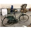 Image 1 : "The Horror Show" - Vintage The Raleigh Nottingham England bicycle w/ wicker basket