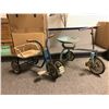 Image 1 : "The Horror Show" - Group of 2 vintage broken down small tricycles