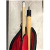 Image 1 : "The Horror Show" - 2pc pool cue stick w/ Dufferin leather bag