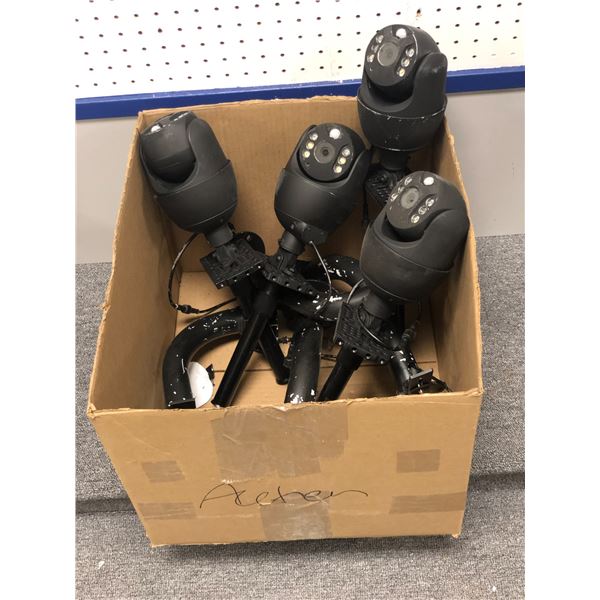  The Horror Show  Courtroom - Group of 4 custom spray painted security cameras