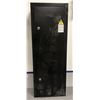 Image 1 : "The Horror Show" - Homak Security black 8 gun steel security cabinet (missing key, approx. 21in wid