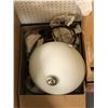 Image 2 : "The Horror Show" Group of assorted light fixtures - includes sconces/ hanging lights etc.