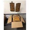 Image 1 : "The Horror Show" - Box full off assorted Christianity crosses wooden plaques