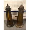 Image 1 : "The Horror Show" - Group of 2 vintage candle holders/lanterns