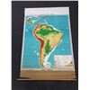 Image 1 : " Horror Show" - Denoyer - Geppert series South America map (approx. 43 x 65 inches)