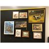 Image 1 : Group of 10 framed painting - assorted sizes
