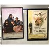 Image 1 : 2 movie advertisement posters, includes "The Birds" of Alfred Hitchcock and "The Breakfast Club" by 