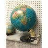 Image 2 : Group of four globes - assorted sized (approx. from 7 x 17 inches high)