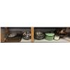 Image 1 : Group of assorted kitchenware - includes bowls/dishrack/cooking pot and cooking ustensils
