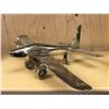 Image 2 : Group of 2 vintage toys - includes rustic metal decorative car and airplane