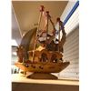 Image 2 : Group of metal and wood ships and boats decorative pieces