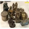 Image 1 : Group of assorted brassware and small decorative pieces