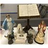 Image 1 : "Horror Show" - Group of assorted Christianity decorative pieces