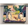 Image 1 : Original painting on canvas signed by artist (approx. 48 x 39.5 inches)