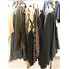 Image 3 : "Horror Show" - rack full of assorted wardrobe includes 3 pieces suit/2 jackets/sweaters/shirts/pan