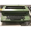 Image 1 : IBM 1970's green electro-mechanical typewriter