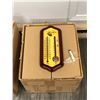 Image 1 : Historic storm glass with thermometer - includes syringes and long plastic tubes (10 pieces)