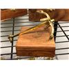 Image 2 : Navigation related items - includes 2 pairs of metal binoculars with wooden boxes/decorative metalli