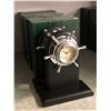 Image 1 : Decorative wooden rudder desk clock - 6 pieces (approx. 6.5 x 3 x 8 inches each)