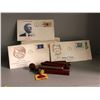 Image 2 : "Horror Show" - set dec items includes "Inauguration Day of James E. Carter" envelops (approx. 80 pi