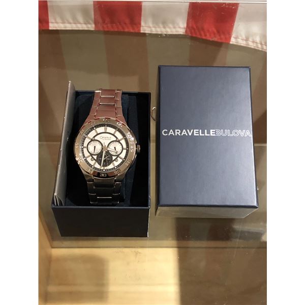 New Caravelle Bulova men's wrist watch (new and box)